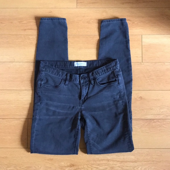 Madewell Gray Skinny Denim Leggings - Picture 2 of 7